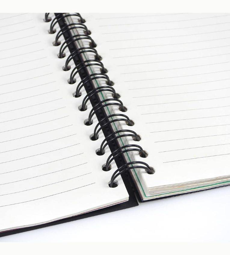 100 Spirales Reliure Métallique noires 11.1 pac